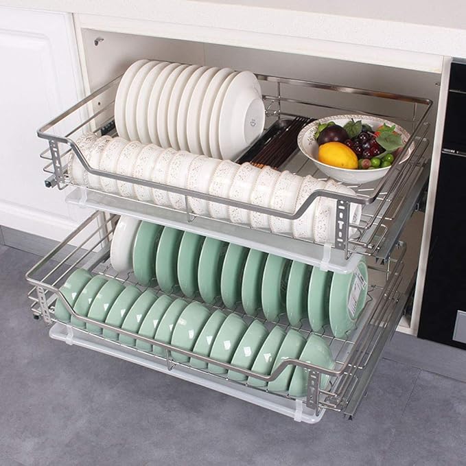 kabinet kitchen set penyimpanan gelas dan piring 