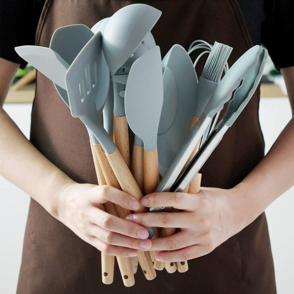 set silikon peralatan dapur 
