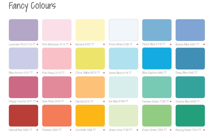 cat ceria propan fancy colors