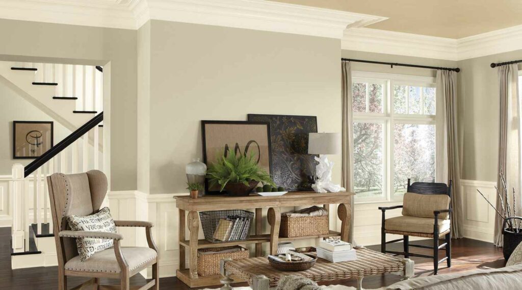 warna gray vintage interior
