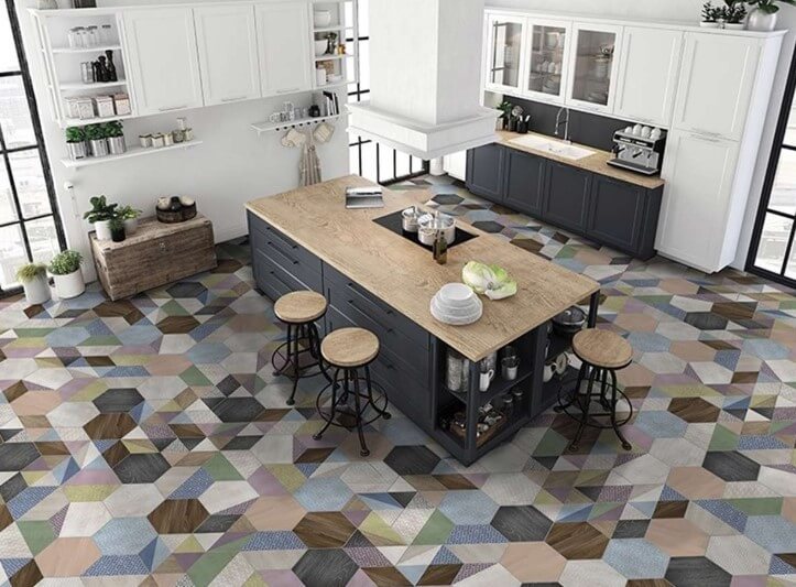 keramik lantai dapur paving