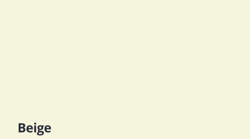 Warna Beige Seperti Apa? Ini Pengertian & Contohnya
