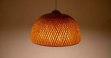 jenis lampu gantung lampu rotan