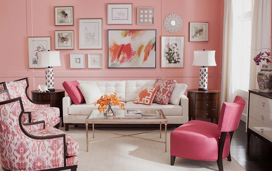 warna ruang tamu biru pink