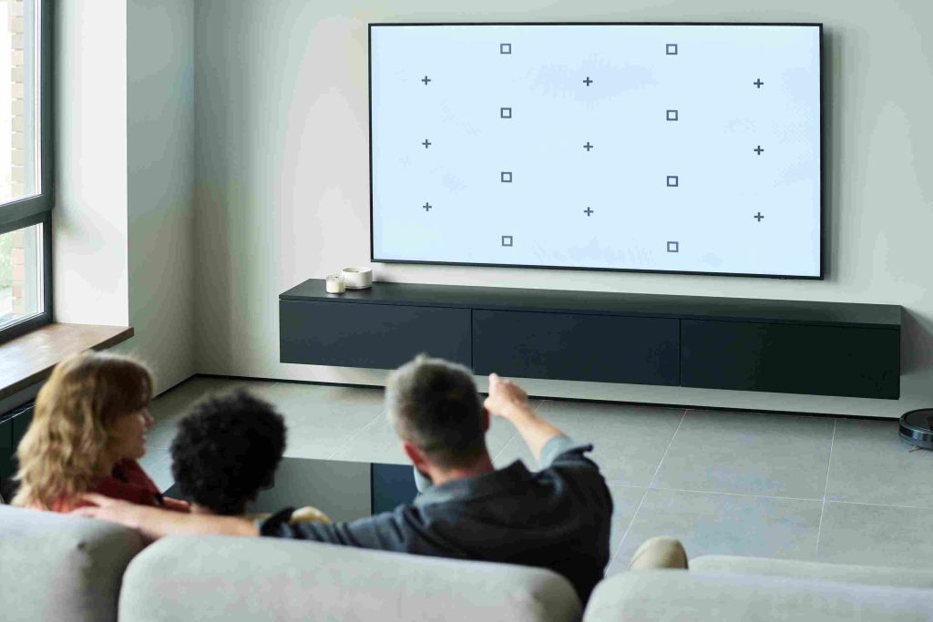 TV LED sedang