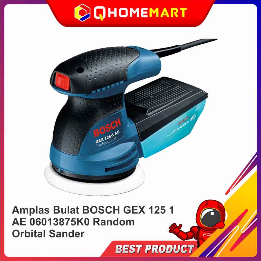 Amplas Bulat BOSCH GEX 125 1 AE untuk kayu