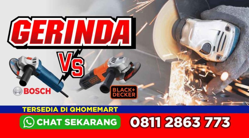 Gerinda Black Decker VS Bosch
