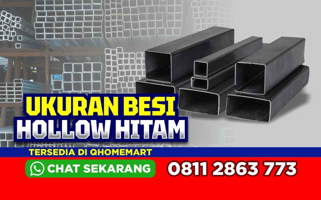 Ukuran Besi Hollow Hitam