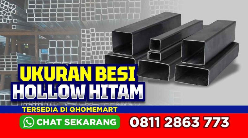 Ukuran Besi Hollow Hitam