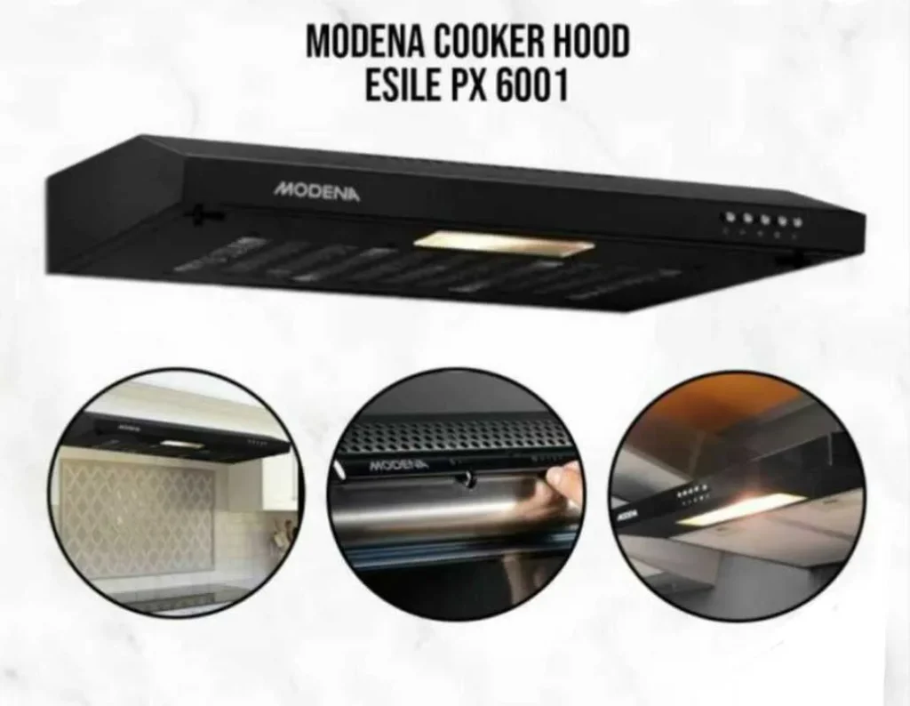 jenis cooker hood modena 