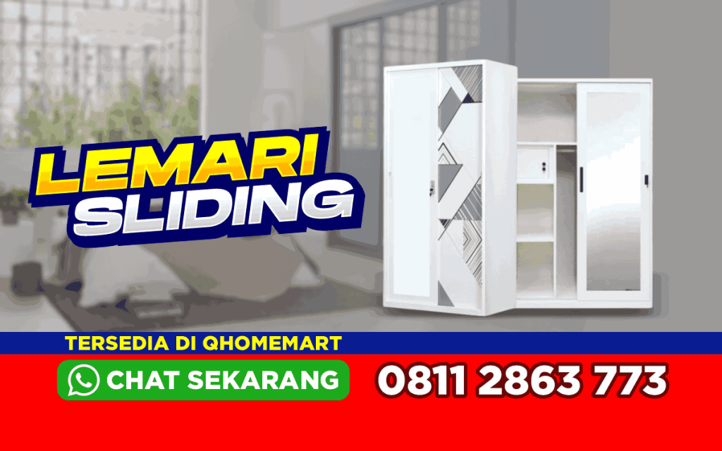 harga lemari besi 2 pintu sliding