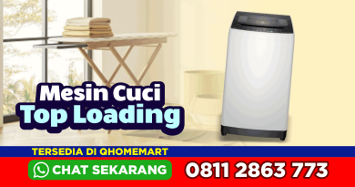 rekomendasi mesin cuci top loading