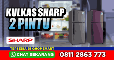 harga kulkas sharp 2 pintu termurah