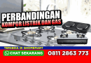 perbandingan kompor listrik dan gas