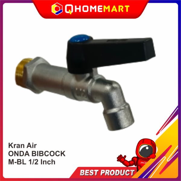 Kran Tembok ONDA BIBCOCK M-BL 05 Inch Tuas Tunggal