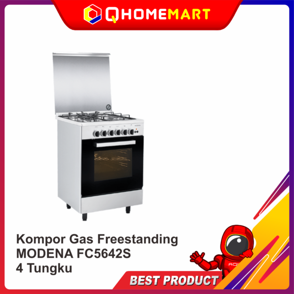 Kompor Gas Freestanding MODENA FC5642S 4 Tungku