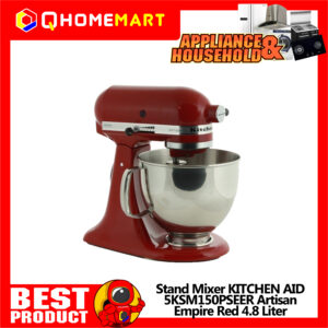 Stand Mixer KITCHEN AID 5KSM150PSEER Artisan Empire Red 4.8 Liter