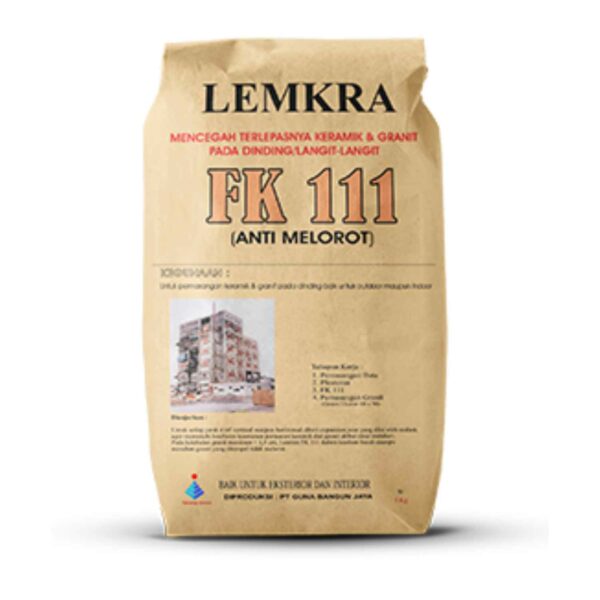 Semen LEMKRA FK111 Perekat Keramik Dinding Grey 30Kg