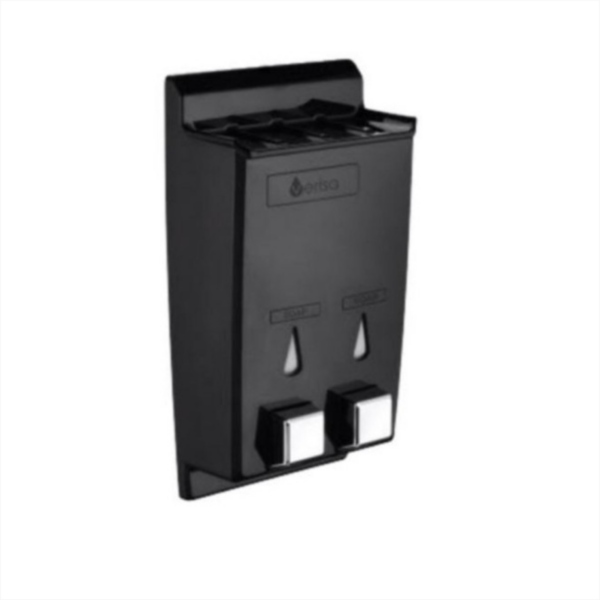 Dispenser Sabun Cair VERISA VRSD02 Black Dual Tabung