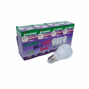 Lampu LED SYLVANIA 9 Watt Putih Isi 4 Bohlam