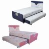 Tempat Tidur AMERICAN AM KIDS SET MESSIDONA 120X200 Motif Acak Spring Bed Matras