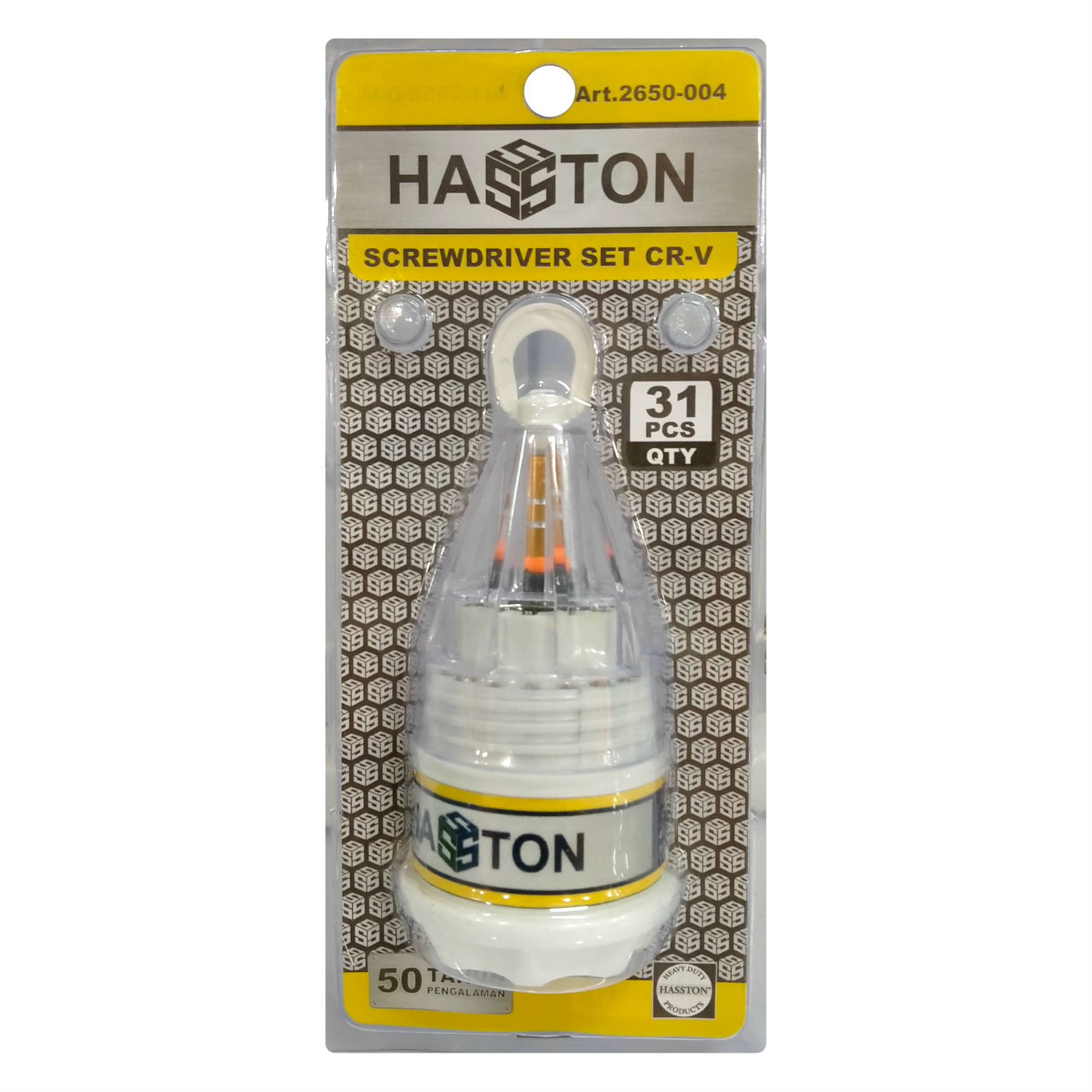 Set Obeng Mini HASTON 2650 004 CRV 31 Pcs