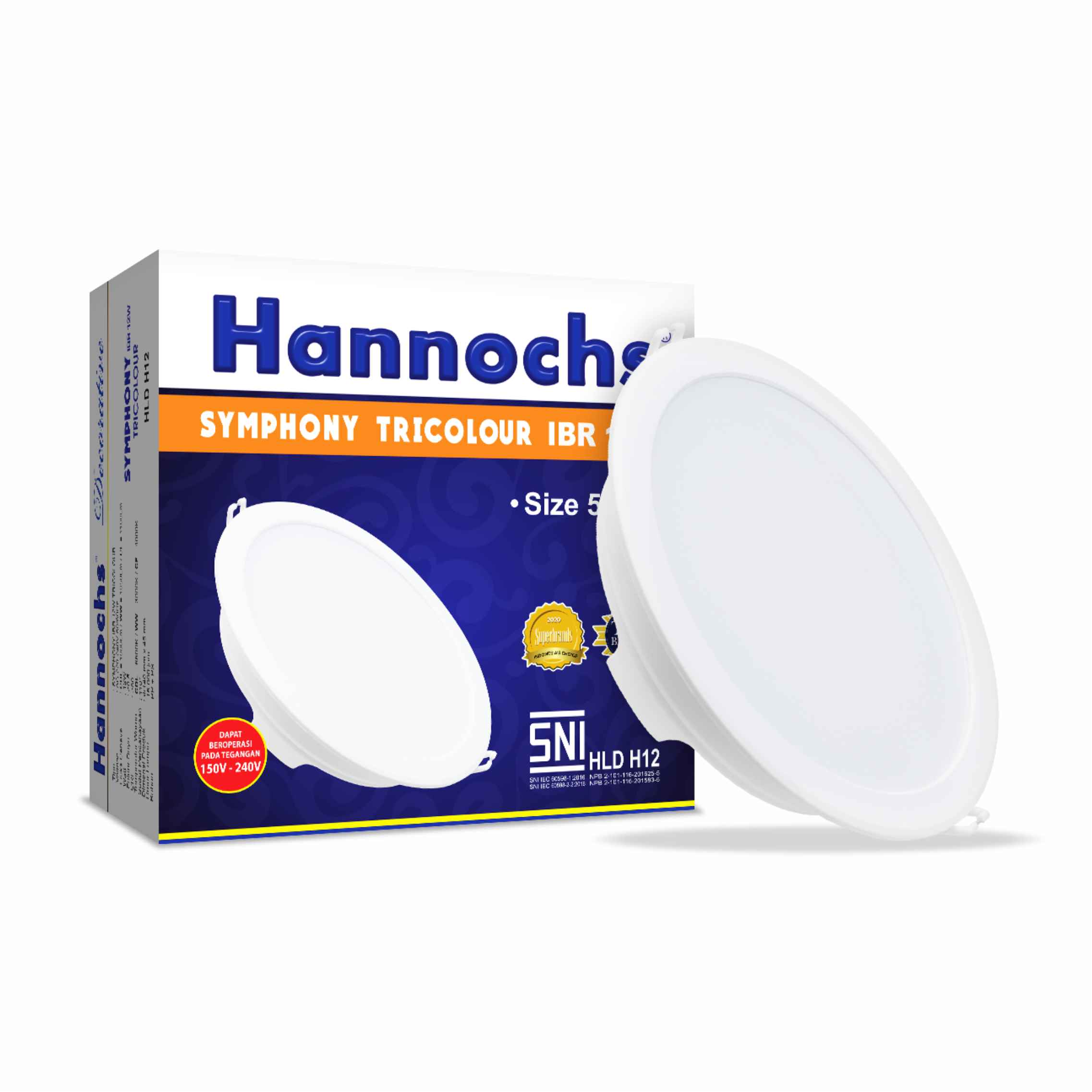 Lampu LED HANNOCHS Symphony Tricolour Downlight 7 Watt