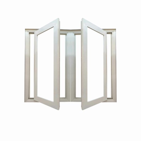 Kusen Jendela UPVC Swing SPLUS 600x1200 Buka Kanan Kiri