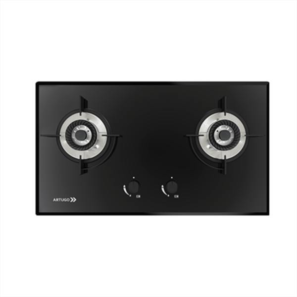 Kompor Gas 2 Tungku Tanam ARTUGO AH 2727 NB Built In Hob