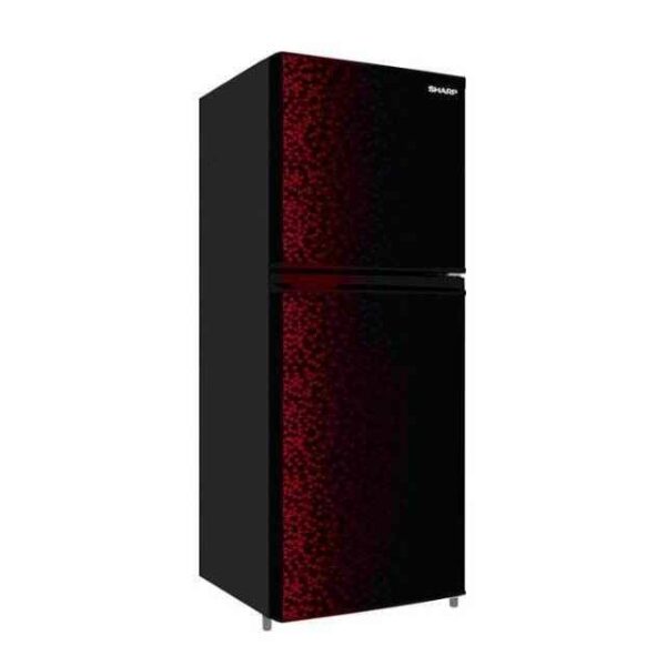 Kulkas 2 Pintu Lemari Es SHARP SJ 316MG GR GB 237 Liter RED BLACK