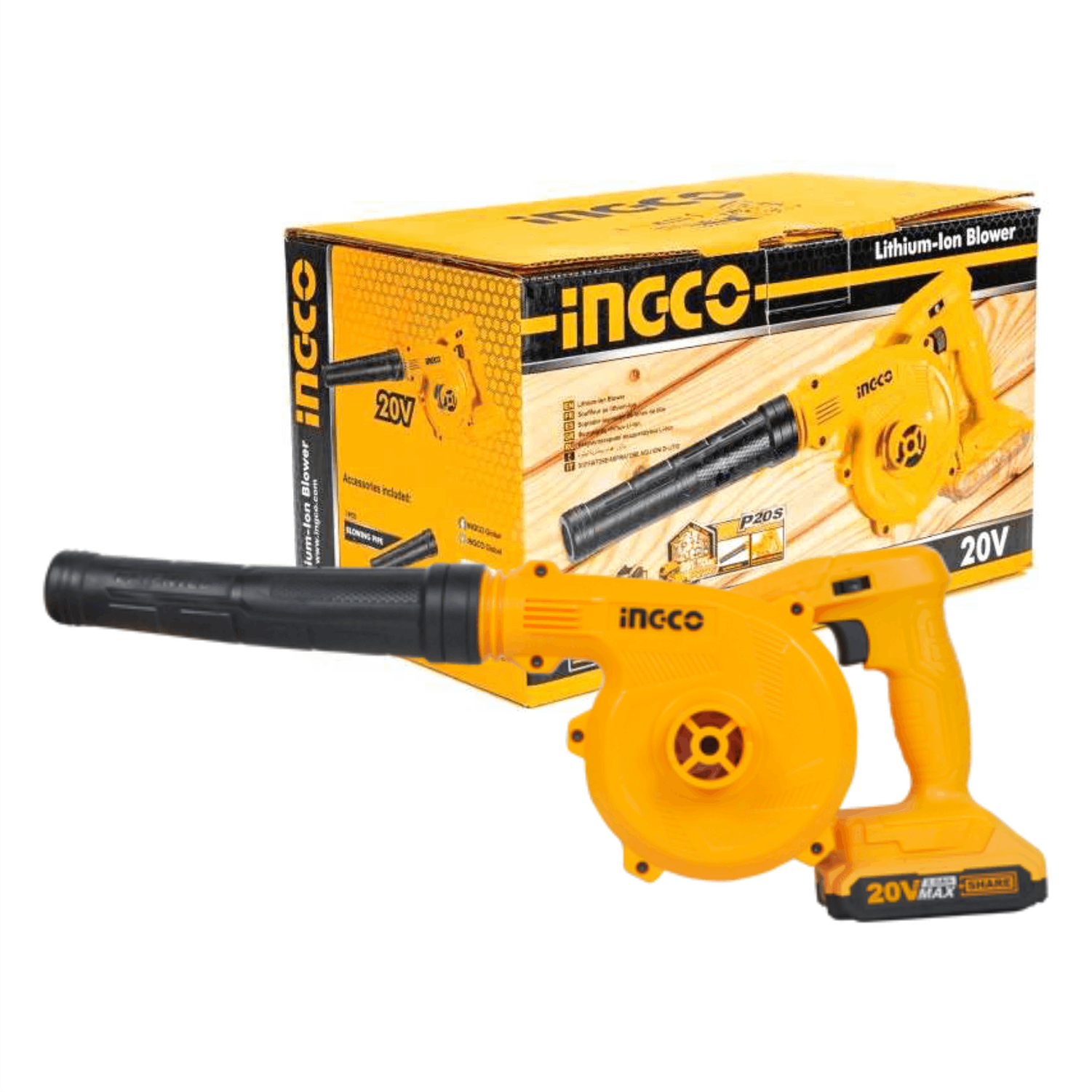 Mesin Blower INGCO CABLI200181 Cordless 20 Volt