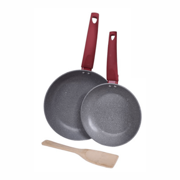 Wajan Anti Lengket KANGAROO KG673 Allu Cookware SET