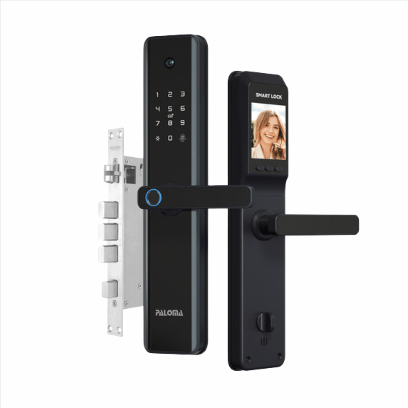 Handle Pintu Smart Digital Lock PALOMA DLP2138 Black