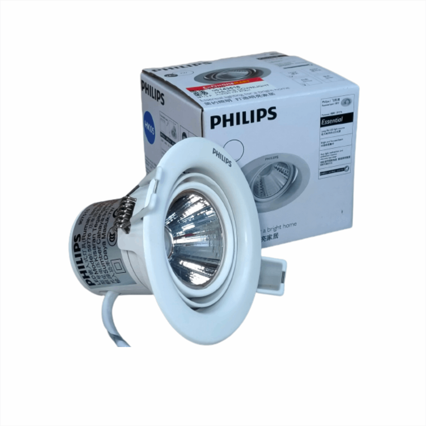 Lampu Sorot PHILIPS Pomeron Downlight Warm White 3W 7 Watt