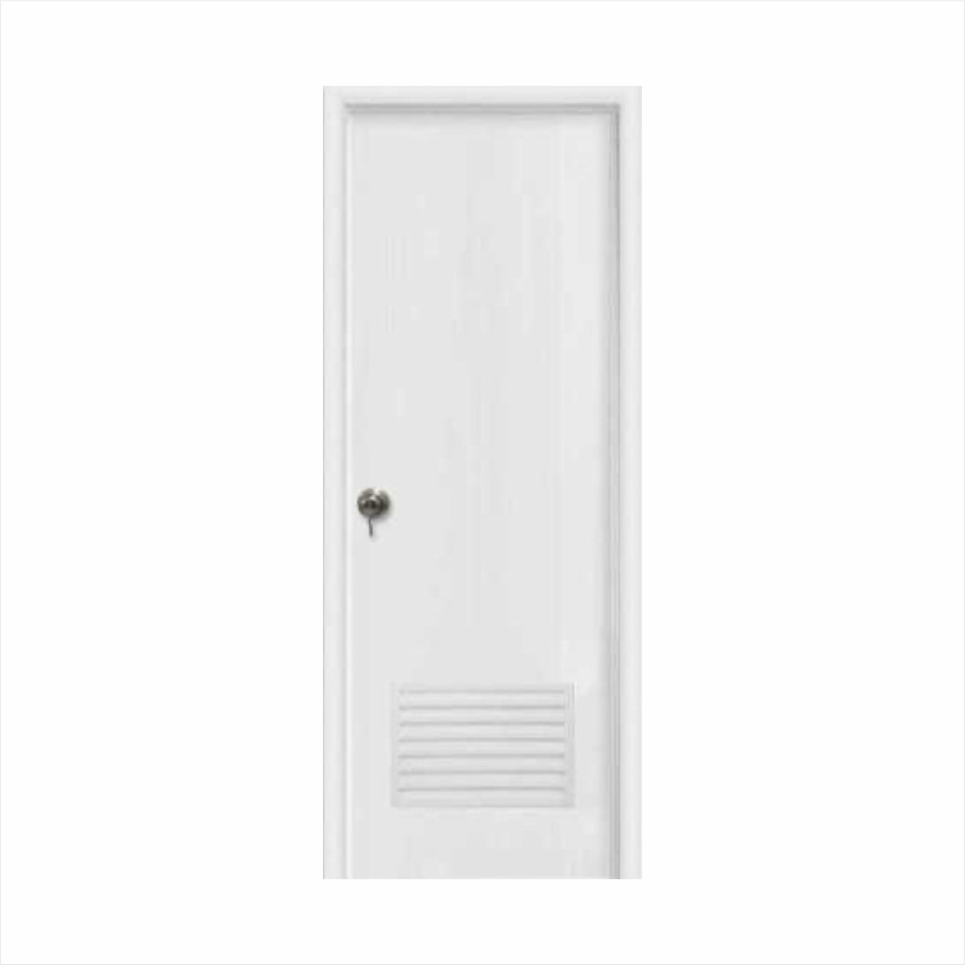 Pintu Kamar Mandi PVC MASTERQ Putih 70x200 Cm Buka Kanan Kiri