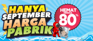 QHOMEMART SLIDER HANYA SEPTEMBER HARGA PABRIK