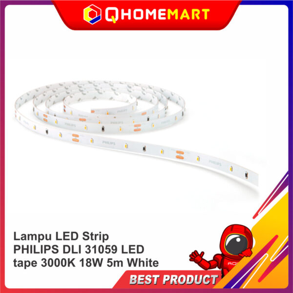 Lampu LED Strip PHILIPS DLI 31059 LED tape 3000K 18W 5m White
