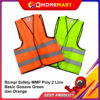 Rompi Safety Proyek Reflektif Serbaguna MMP Poly 2 Line Basic Gosave - GREEN