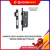 HANDLE PINTU RUMAH MLP328 SUPERIOR SWING 40MM MATT BLACK