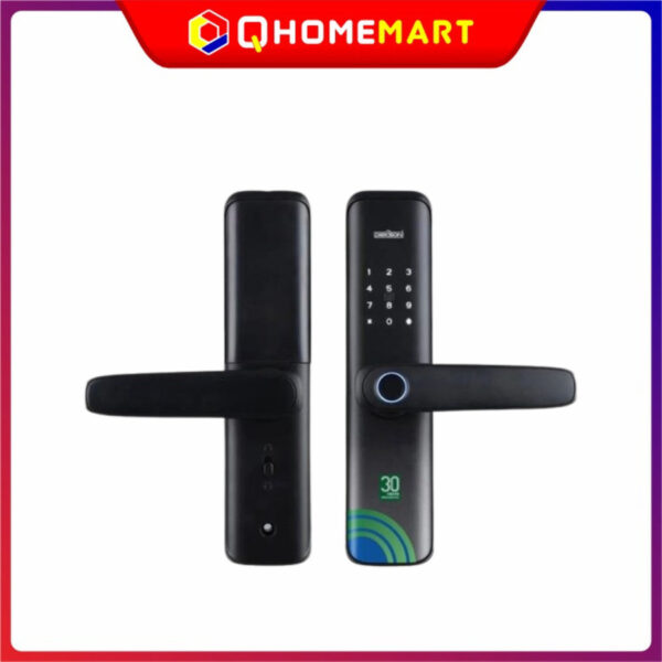 Handle pintu digital smart lock dekkson EL T30th black edition