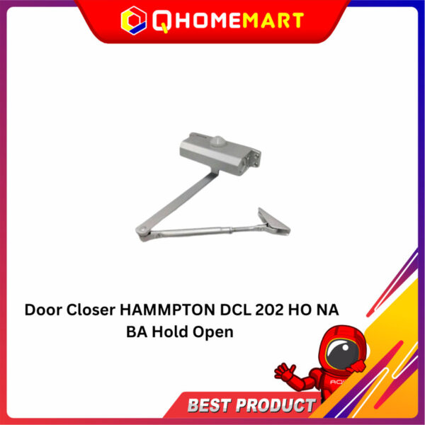 Door Closer HAMMPTON DCL 202 HO NA BA Hold Open - HONA-SILVER