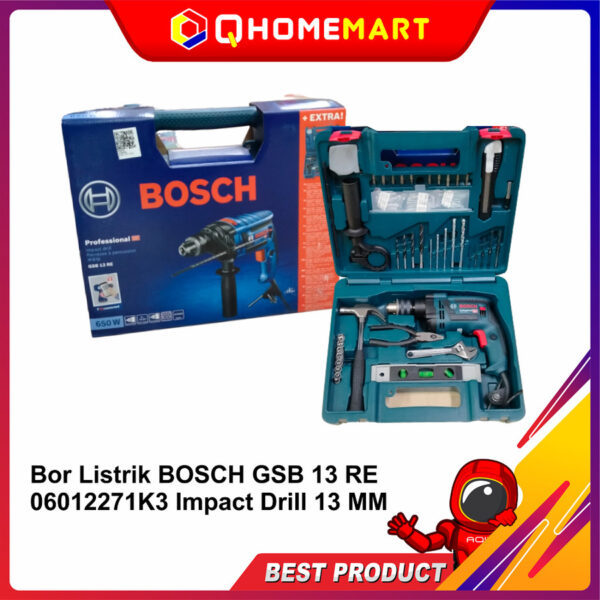 Bor Listrik BOSCH GSB 13 RE 06012271K3 Impact Drill 13 MM