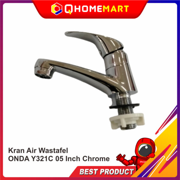 KRAN WASTAFEL ONDA Y 321 C 1/2" inch / Kran Cuci Tangan Y321C