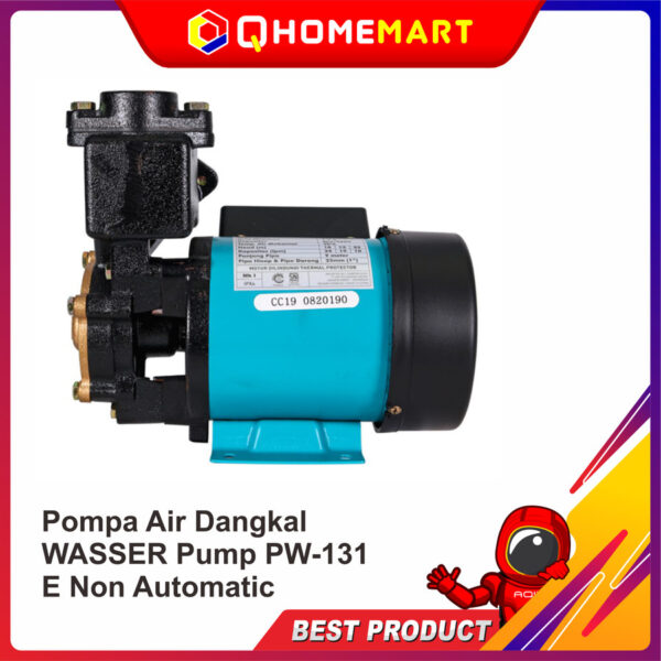 Pompa Air Dangkal WASSER Pump PW-131 E Non Automatic