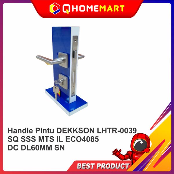 Handle Pintu DEKKSON LHTR-0039 SQ SSS MTS IL ECO4085 DC DL60MM SN