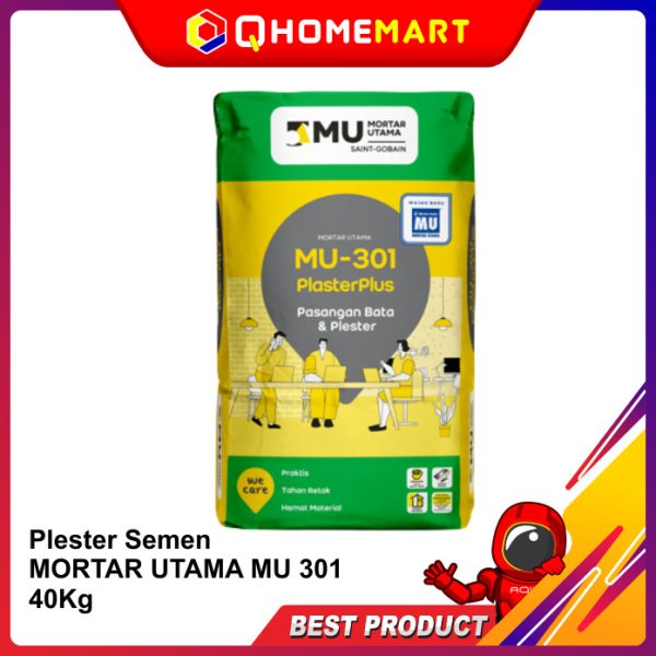 Plester Semen MORTAR UTAMA MU 301 40 Kg