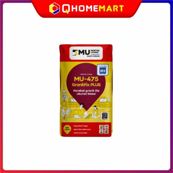 Semen Mortar Perekat Keramik MU 475 Granit Fix Plus 25 Kg